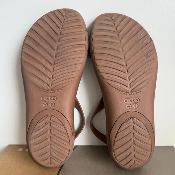 Crocs Serena Embellished Women Slip On Sandals- SZ 9 - Picture 8 of 10